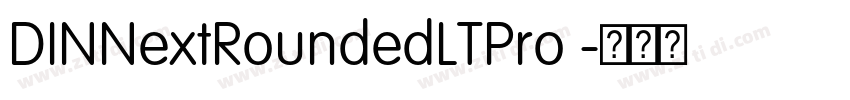 DINNextRoundedLTPro 字体转换